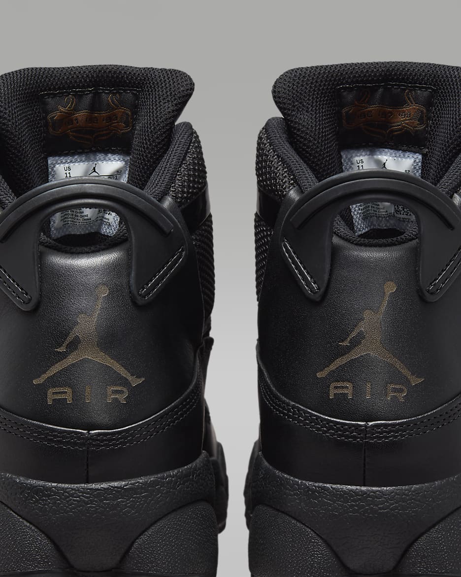 Black jordan six rings shop